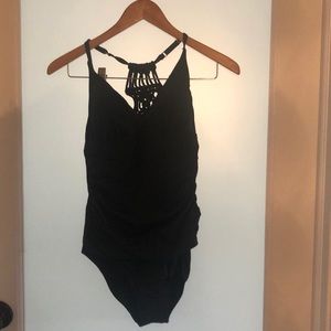 Black onepiece swimsuit